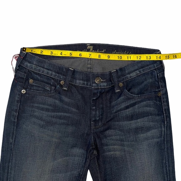 NWOT 7 For All Mankind Straight Leg Jeans size 28 - Picture 4 of 8